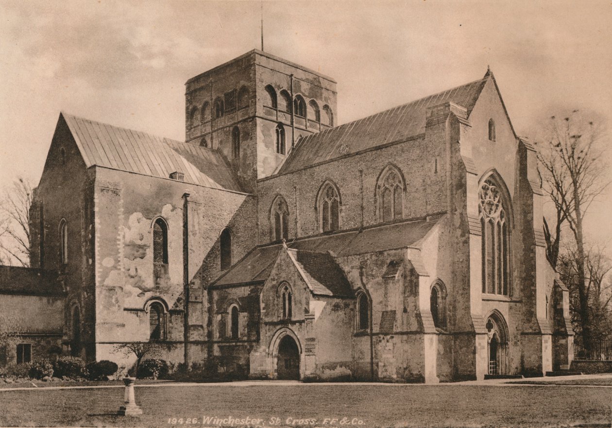 Iglesia del Hospital de St Cross, Winchester, Hampshire, principios del siglo XX de Unbekannt