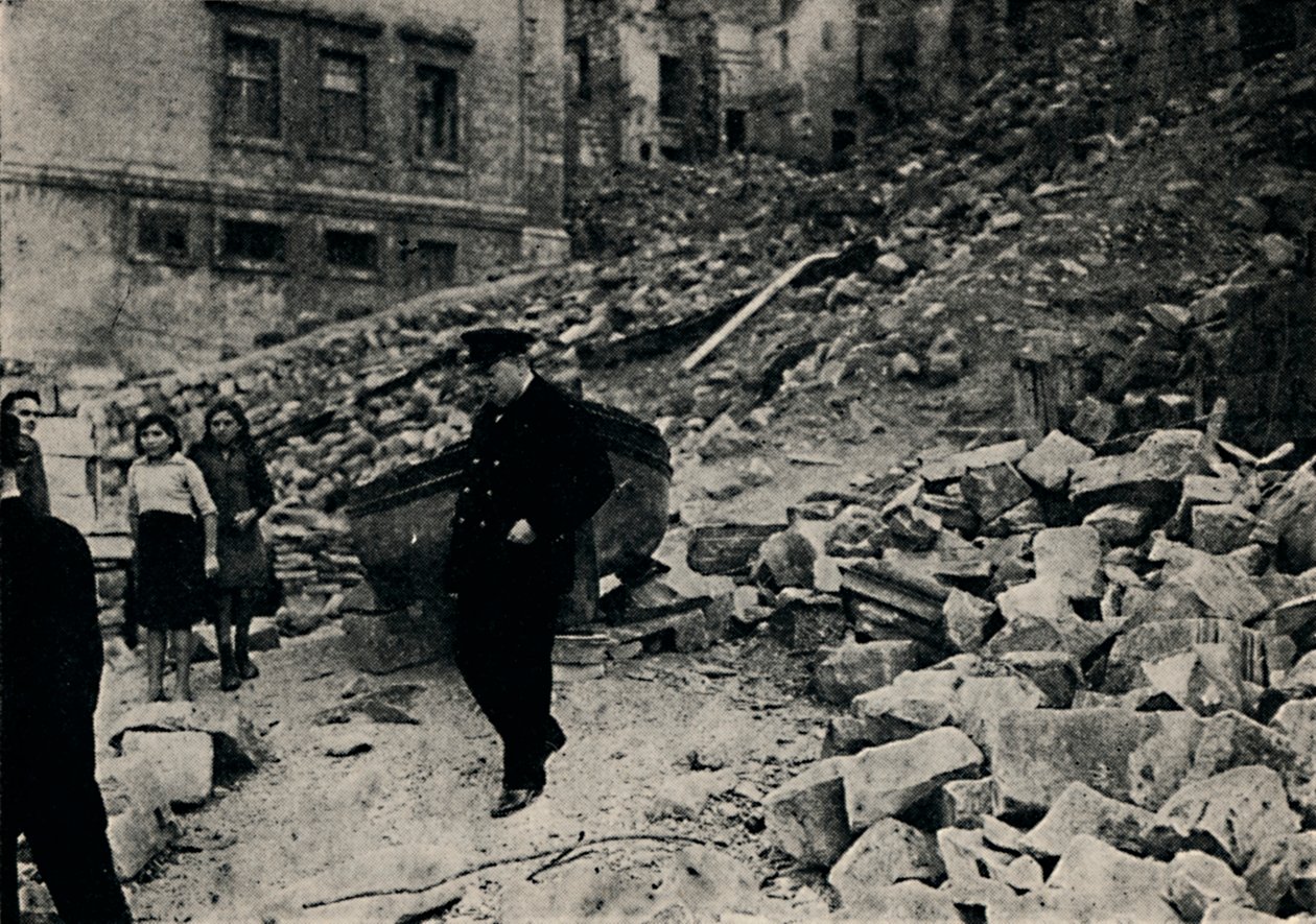 Churchill visita la maltrecha Malta, 1943, 1945 de Unbekannt