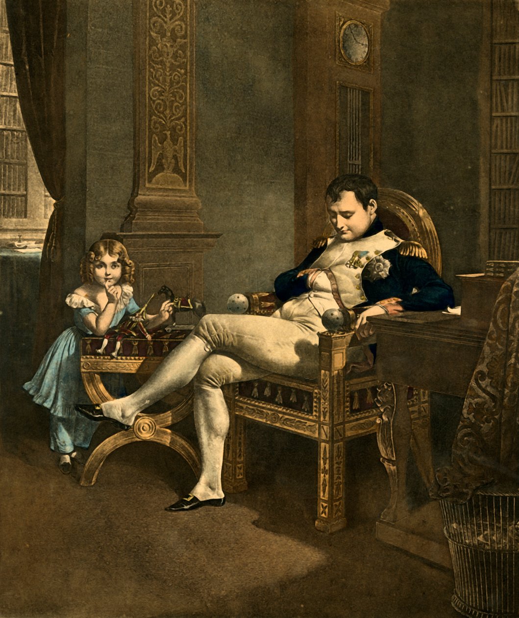 ¡Chut! ¡Papá duerme!, siglo XIX, 1921 de Unbekannt