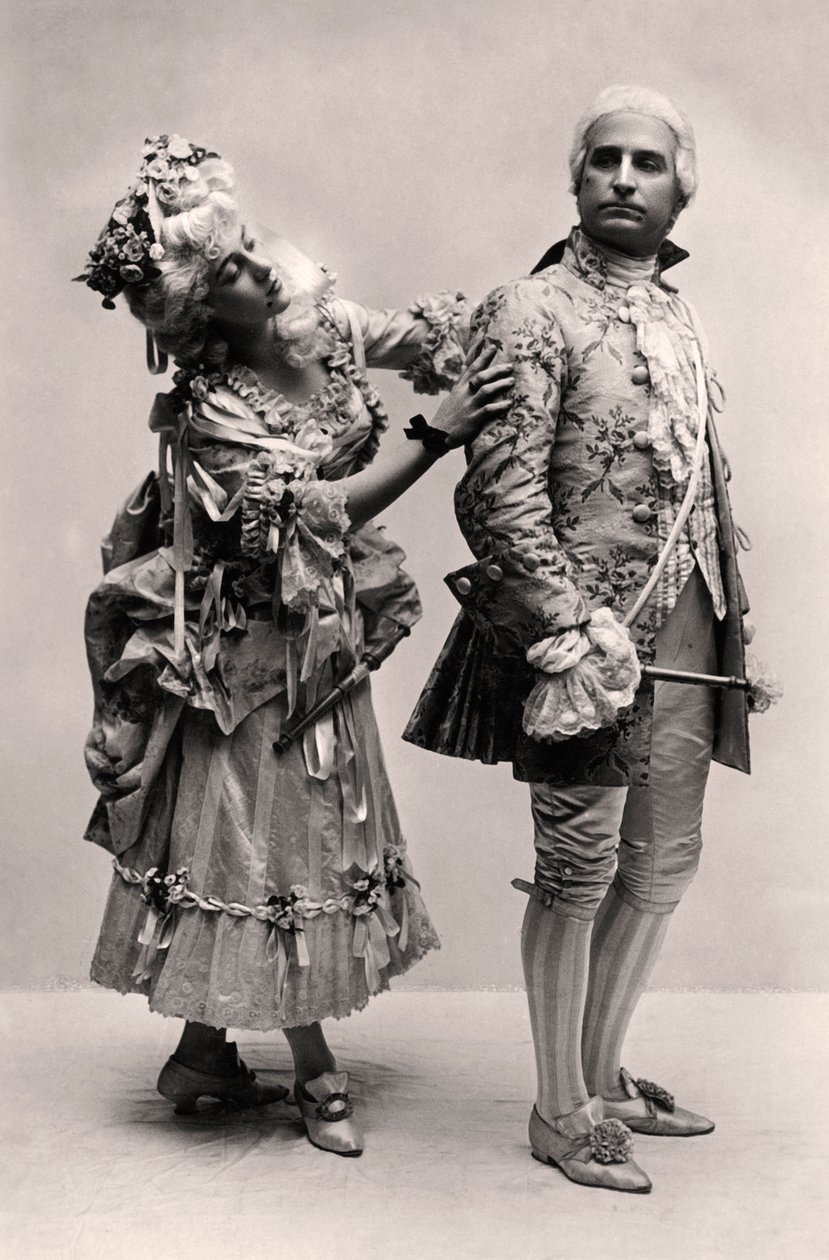 Clara Dow y Henry Lytton en Iolanthe, 1907 de Unbekannt