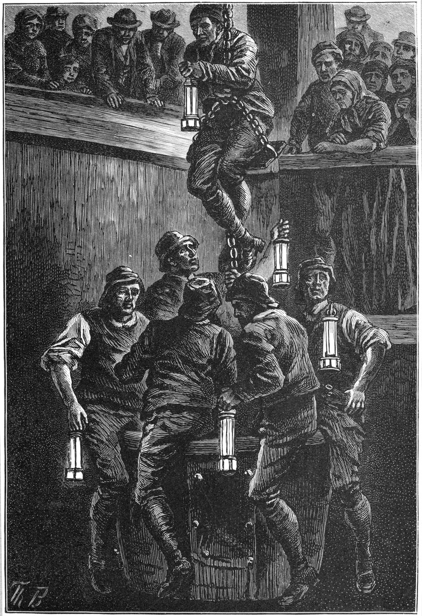 Accidente minero, Seaham Colliery, County Durham, 1880 c1895 de Unbekannt