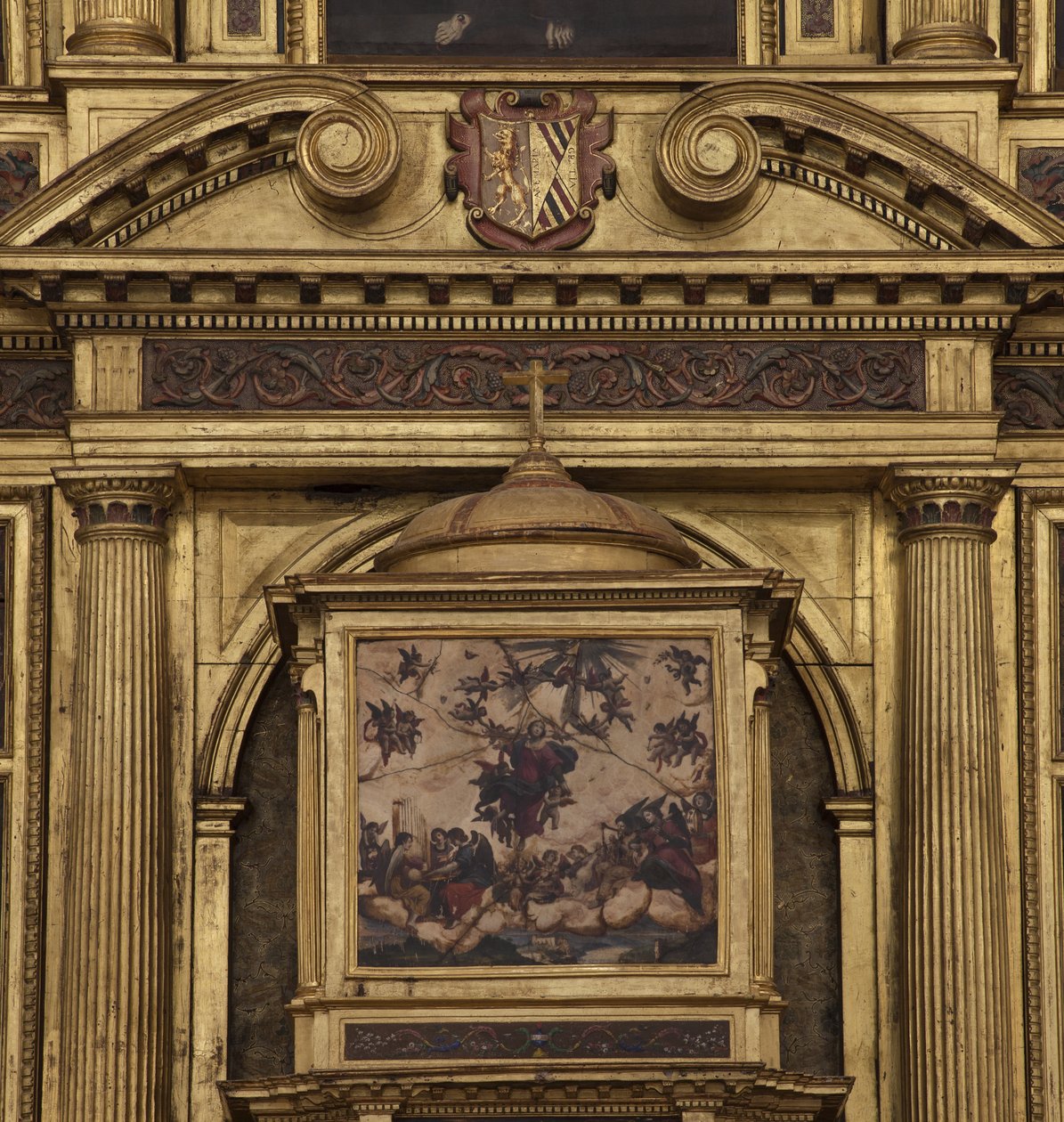 Colegiata. Interior. El altar mayor. (Detalle) de Unbekannt