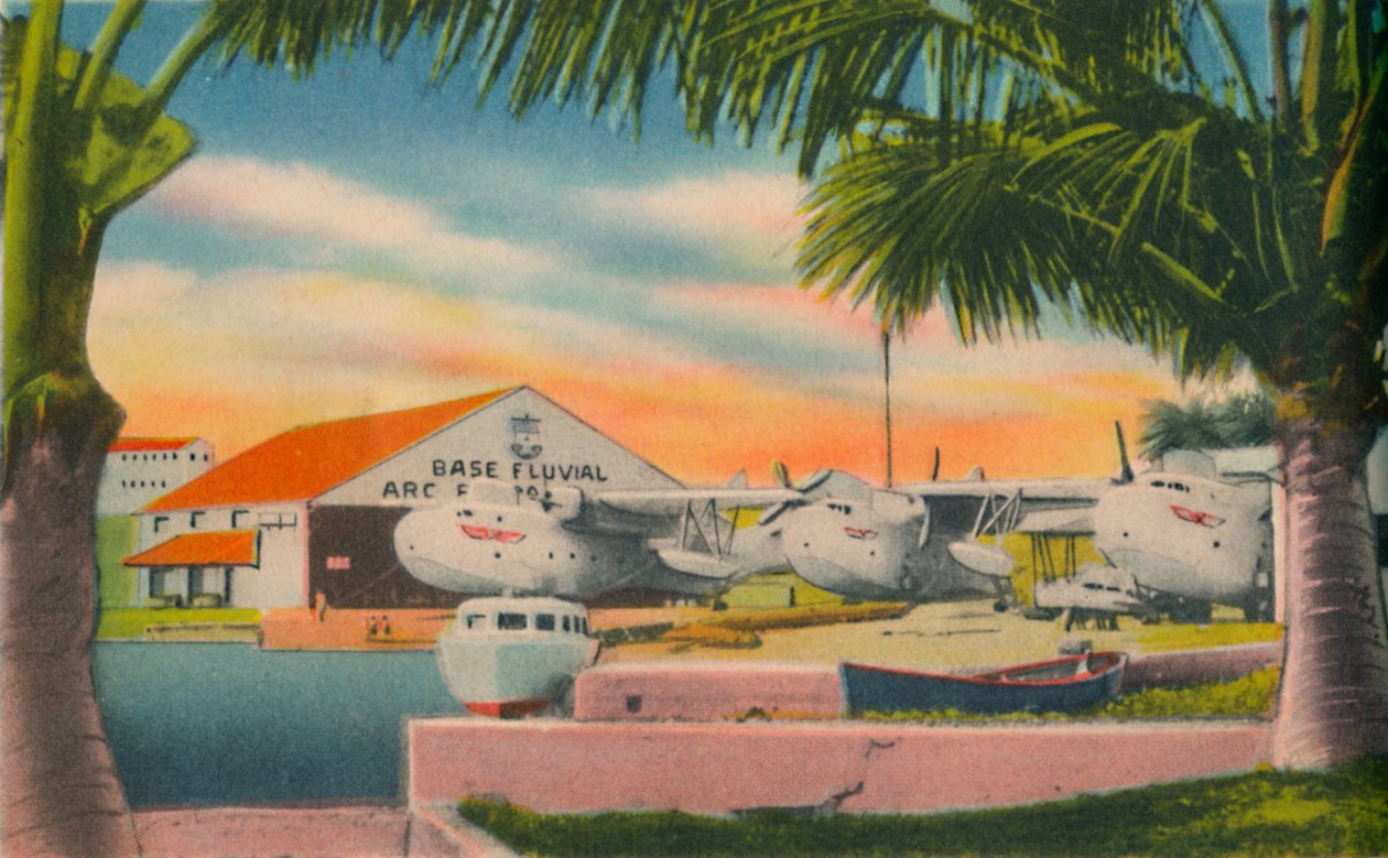 Base fluvial de la Armada Colombiana, Barranquilla, c1940s de Unbekannt