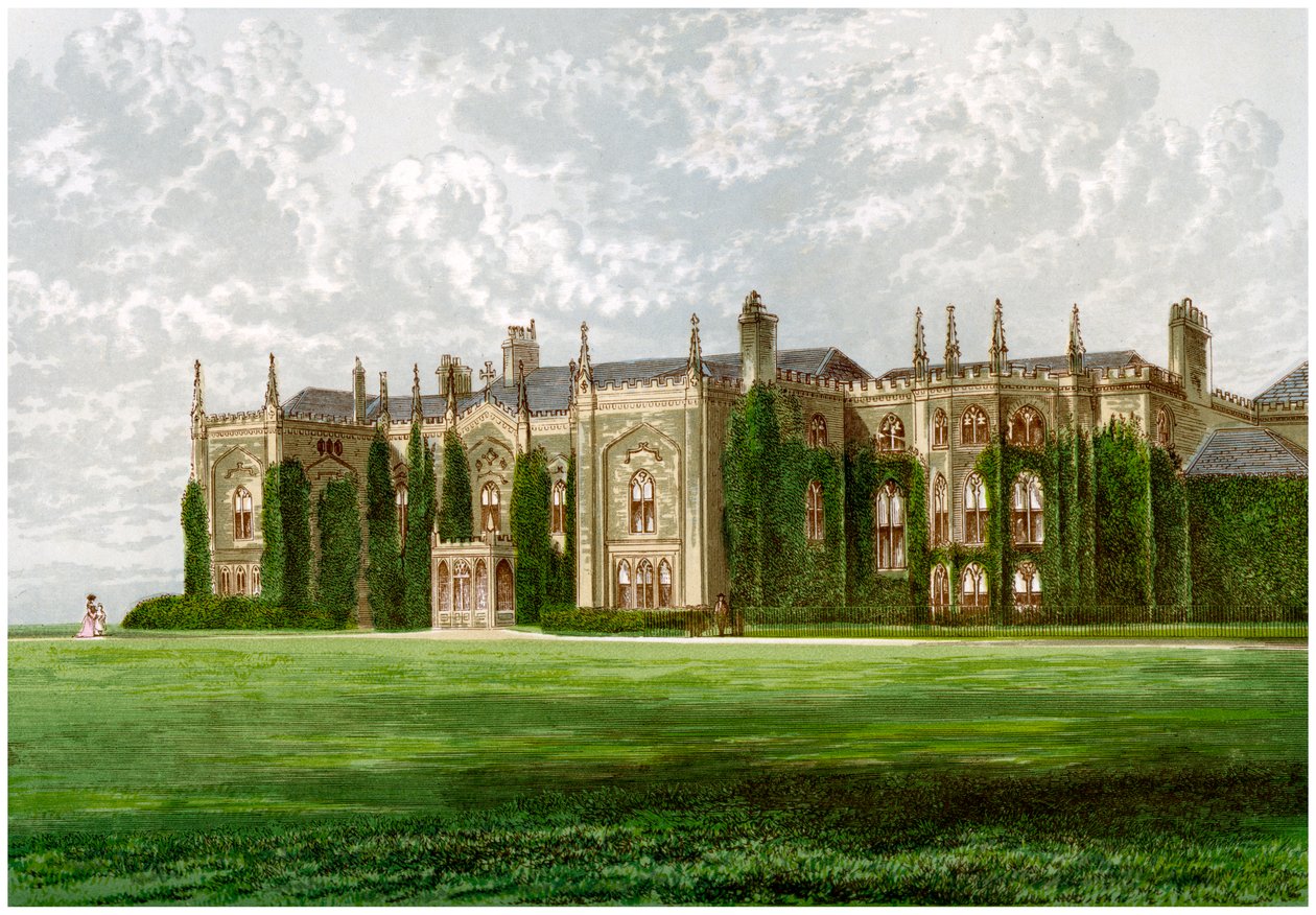Abadía de Combermere, Shropshire, hogar de Viscount Combermere, c1880 de Unbekannt