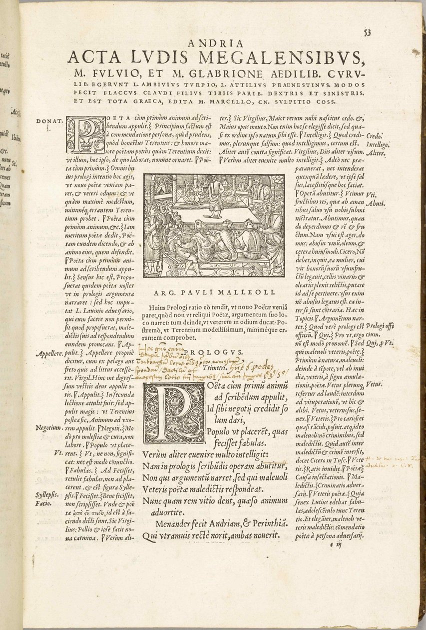 Comedias de Terencio por Jean de Roigny, 1552 de Unbekannt