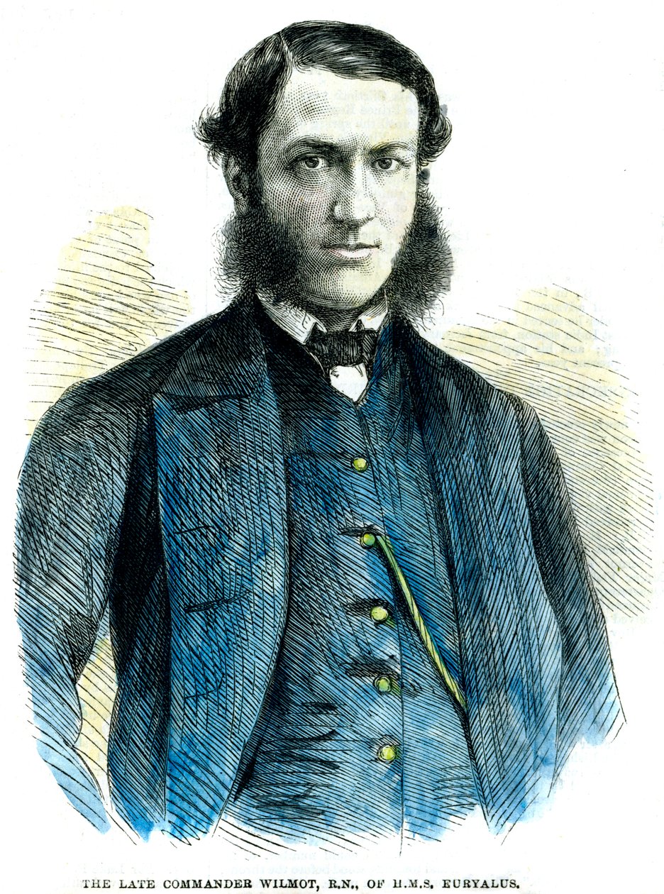 Comandante Wilmot, del HMS Euryalus, 1863 de Unbekannt