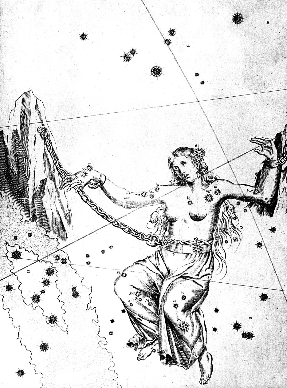 Constelación de Andrómeda, 1723 de Unbekannt