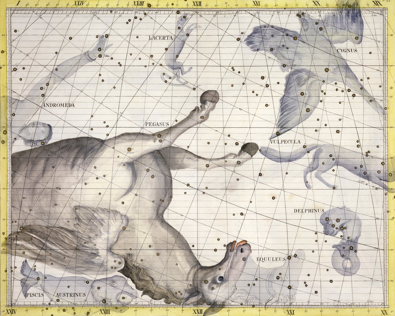 Constelación de Pegaso, 1729 de Unbekannt
