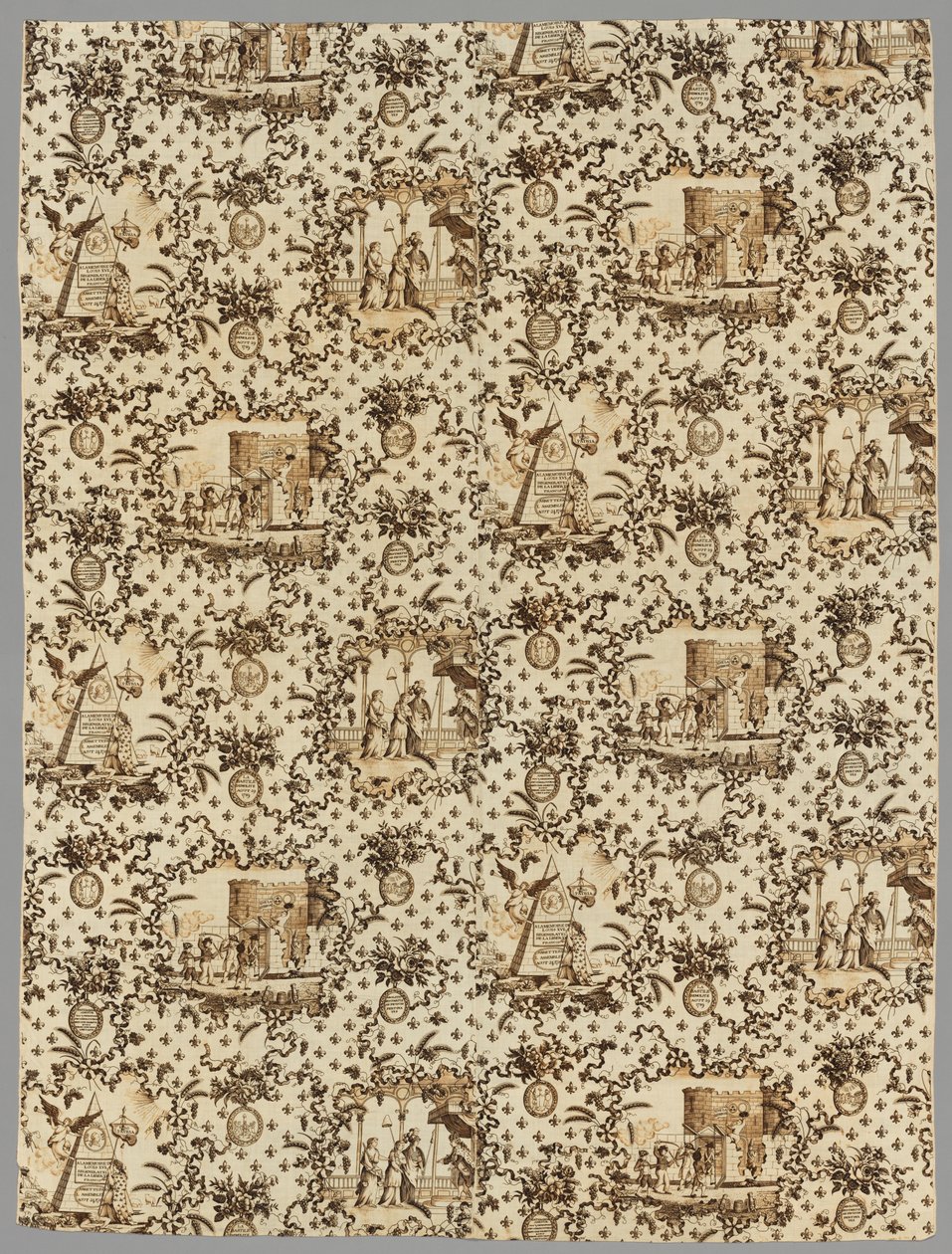 Lino impreso en plancha de cobre, 1789-1791 de Unbekannt