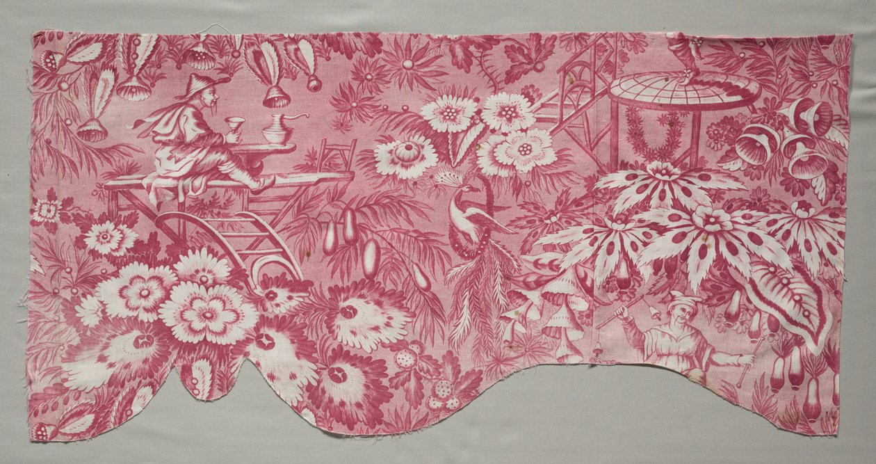 Textil impreso en cobre, principios de 1800 de Unbekannt