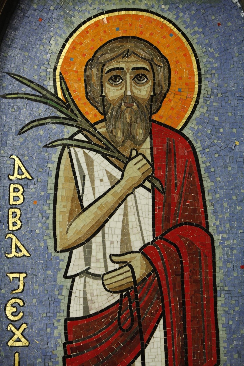 Icono copto: Jesús, El Cairo, Egipto de Unbekannt