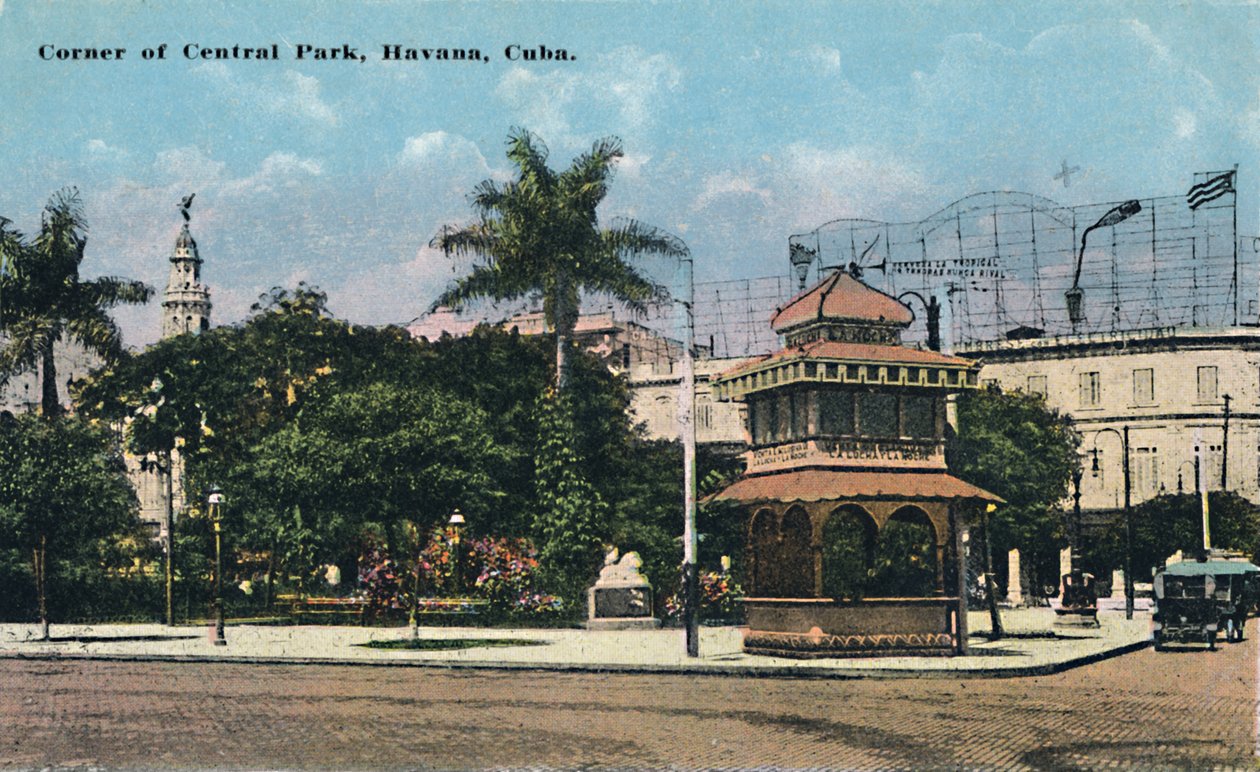 Esquina del Parque Central, La Habana, Cuba de Unbekannt