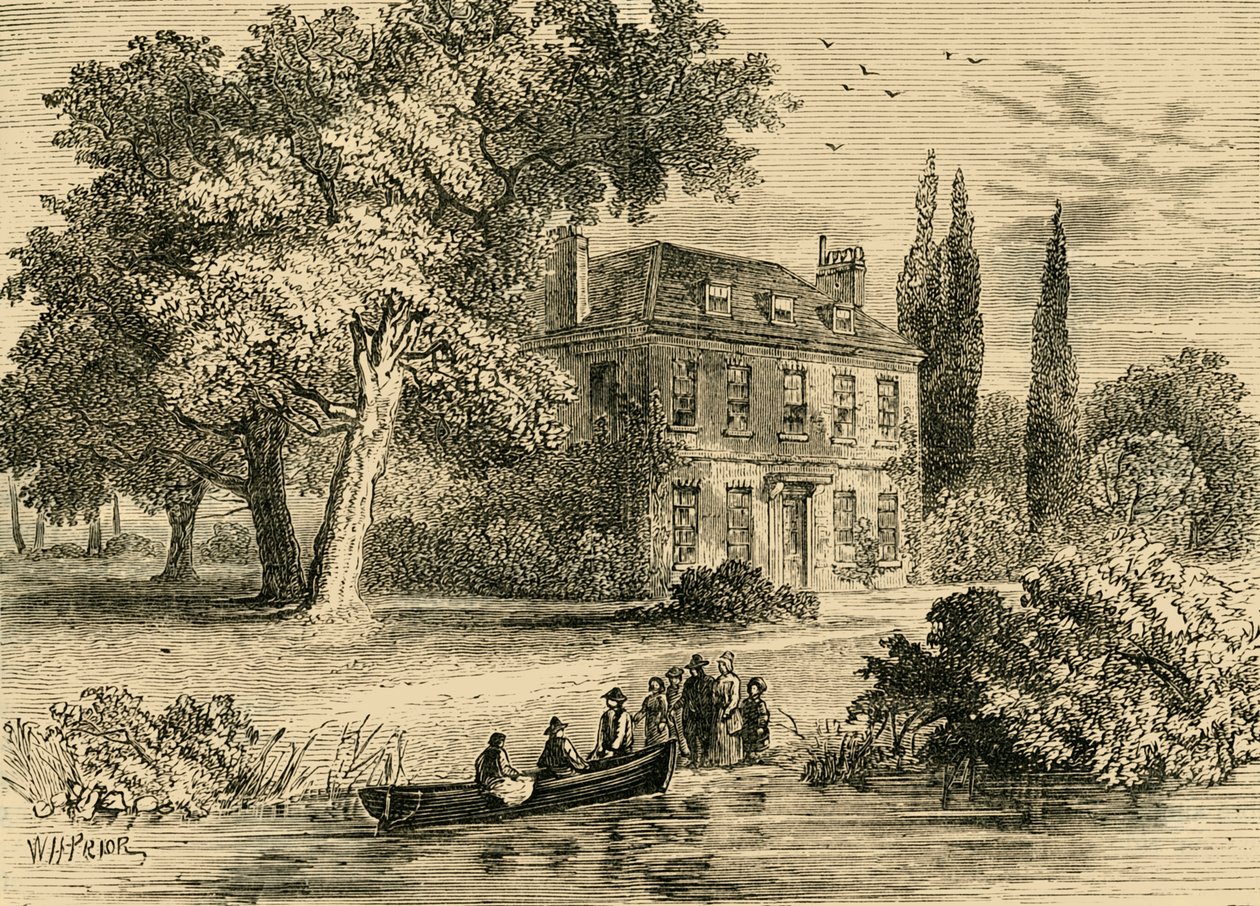 Casa Corney, en 1760, c1878 de Unbekannt