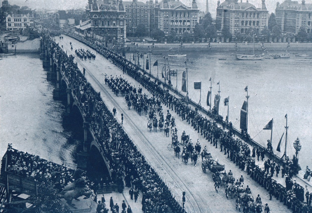 Coronación del Rey Jorge V y la Reina María, Londres, 1911 de Unbekannt