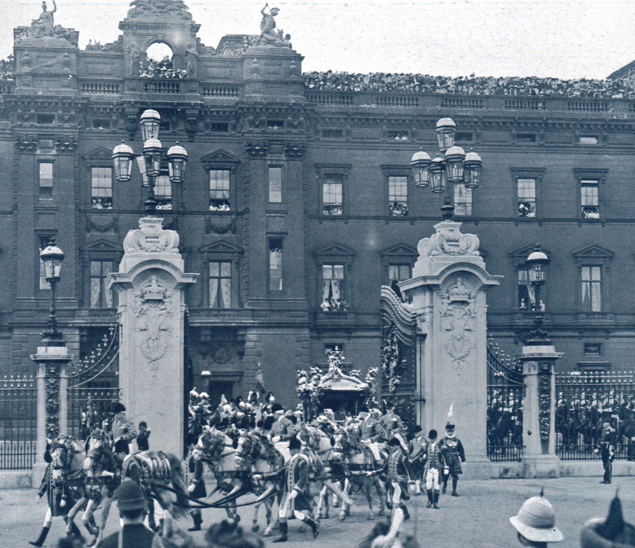 Coronación del Rey Jorge V y la Reina María, Londres, 1911 de Unbekannt