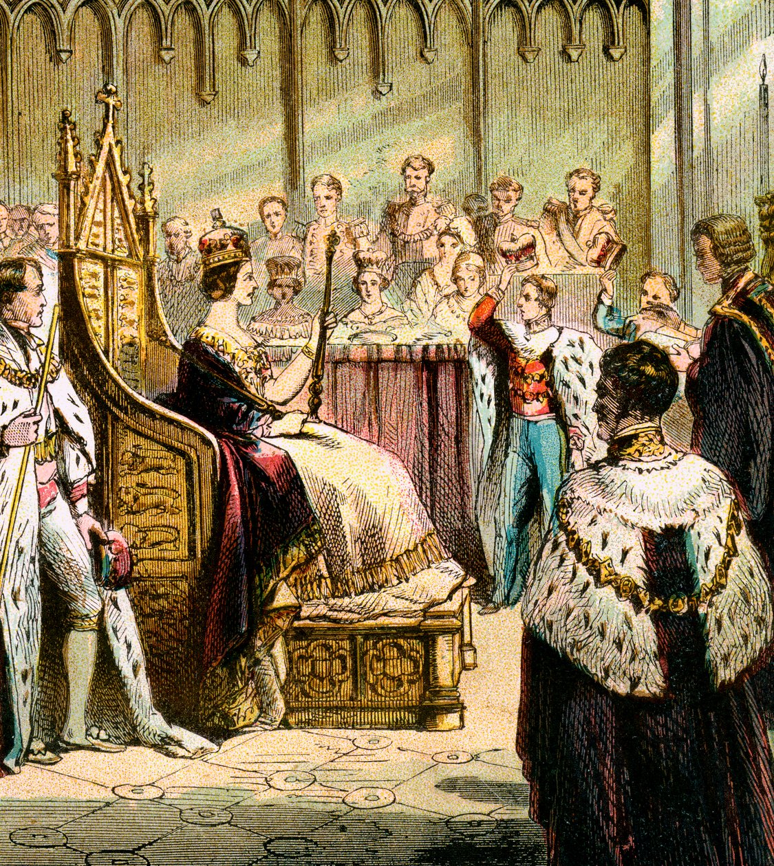 Coronación de Victoria, 1837, c1850s de Unbekannt