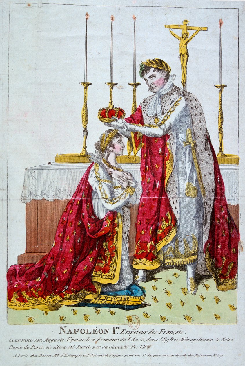 Coronación de la Emperatriz Josefina, 2 de diciembre de 1804, siglo XIX de Unbekannt