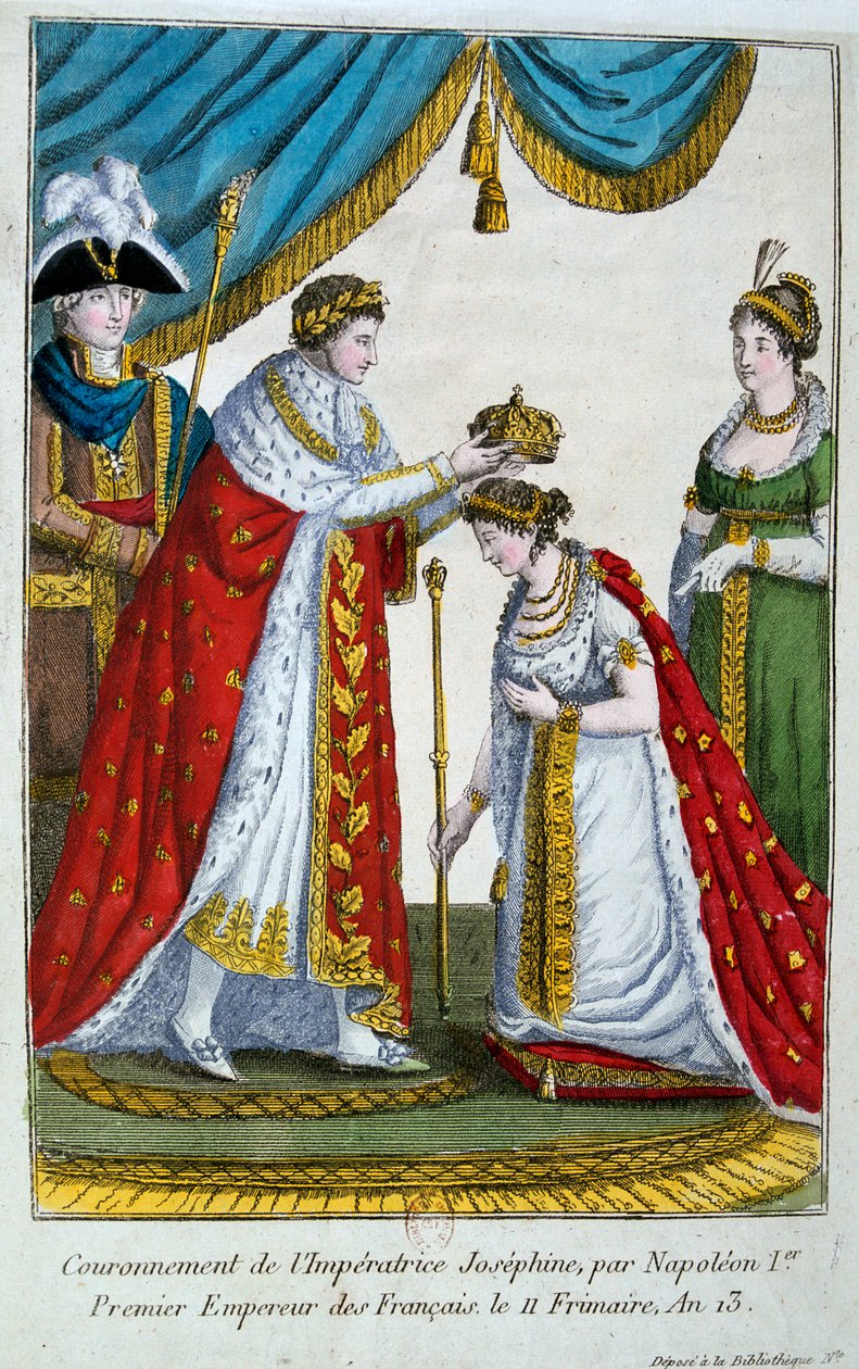 Coronación de la emperatriz Josefina, 2 de diciembre de 1804, siglo XIX de Unbekannt