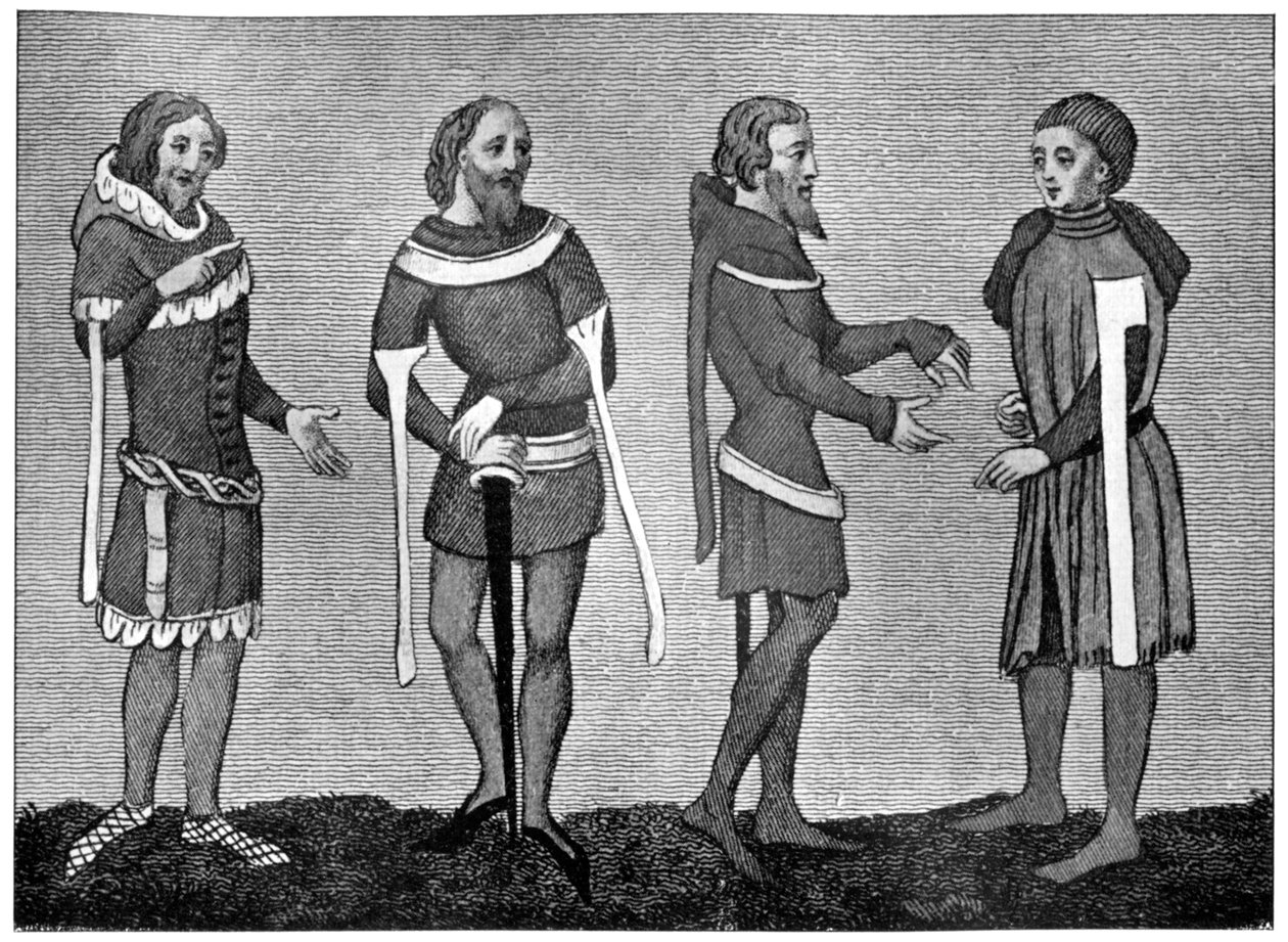 Traje del siglo XIV, 1910 de Unbekannt