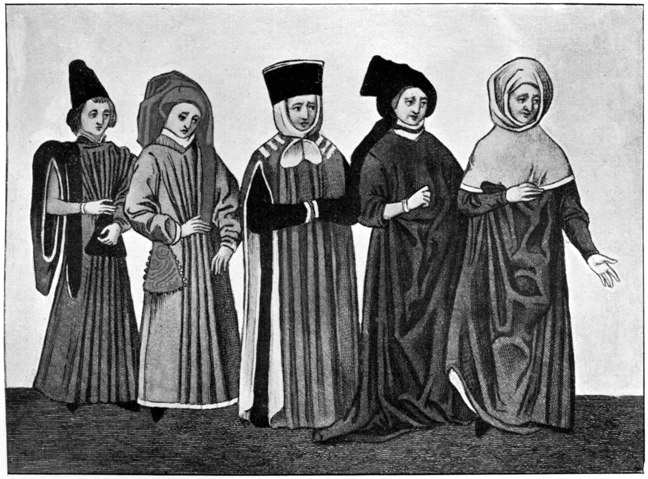 Trajes, siglo XV, 1910 de Unbekannt