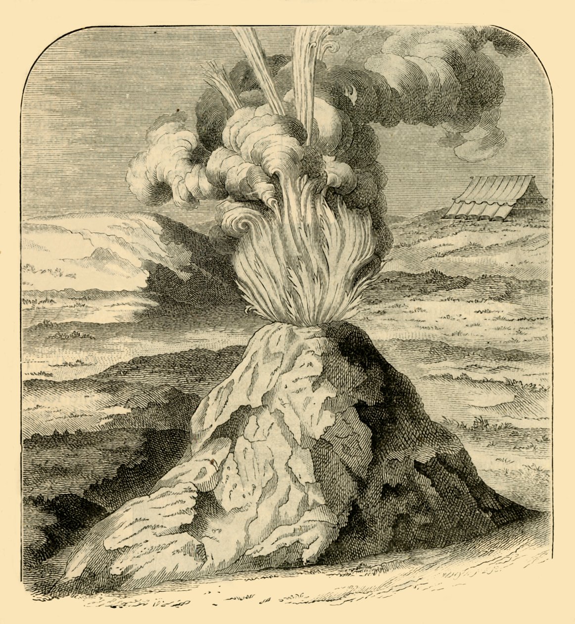 Erupción del Cotopaxi en 1743, 1881 de Unbekannt
