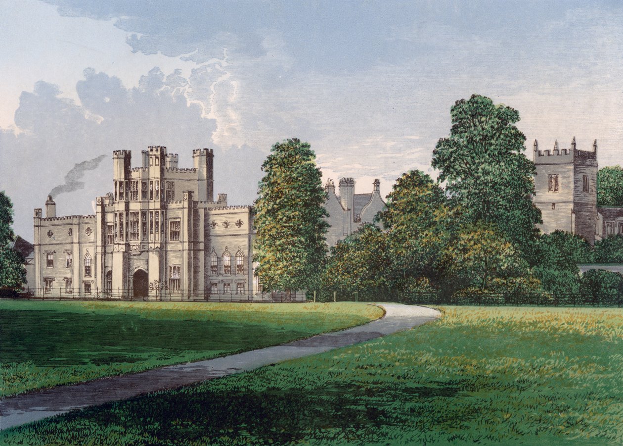 Coughton Court, Warwickshire, finales del siglo XIX de Unbekannt