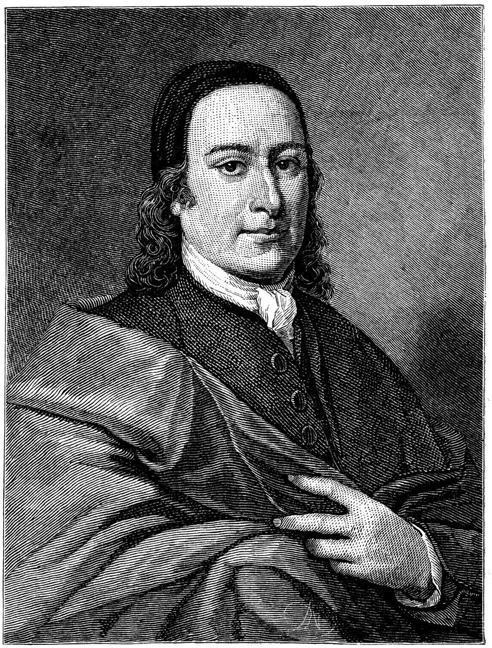 Conde Nicolaus Ludwig von Zinzendorf 1700-1760, teólogo alemán de Unbekannt