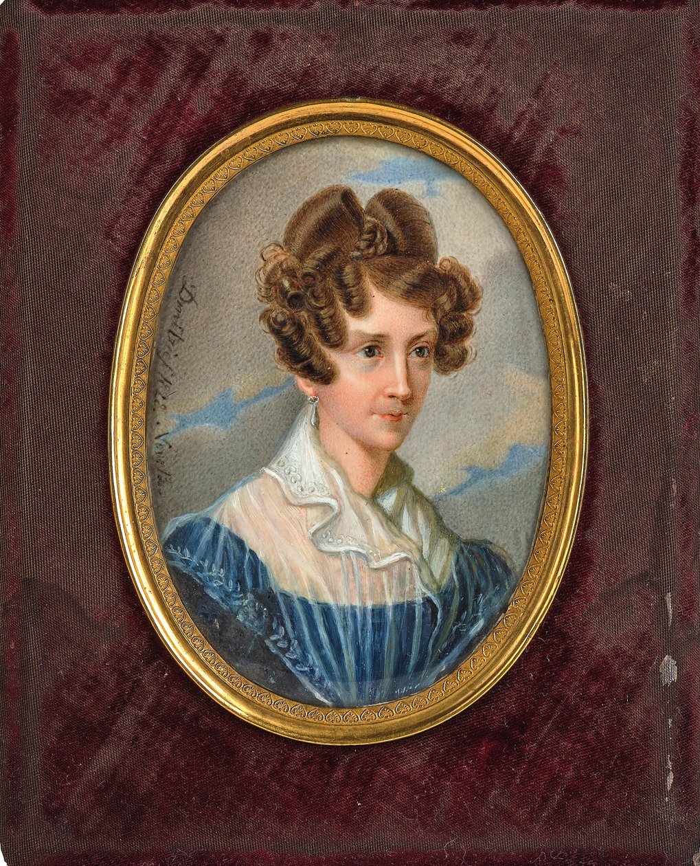Condesa Emilie Troubetzkoy, nacida princesa zu Sayn Wittgenstein 1801-1869, 1828 de Unbekannt