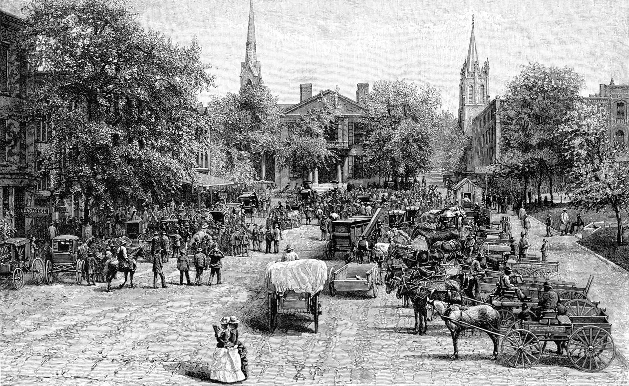 Plaza del Palacio de Justicia, Lexington, Kentucky de Unbekannt