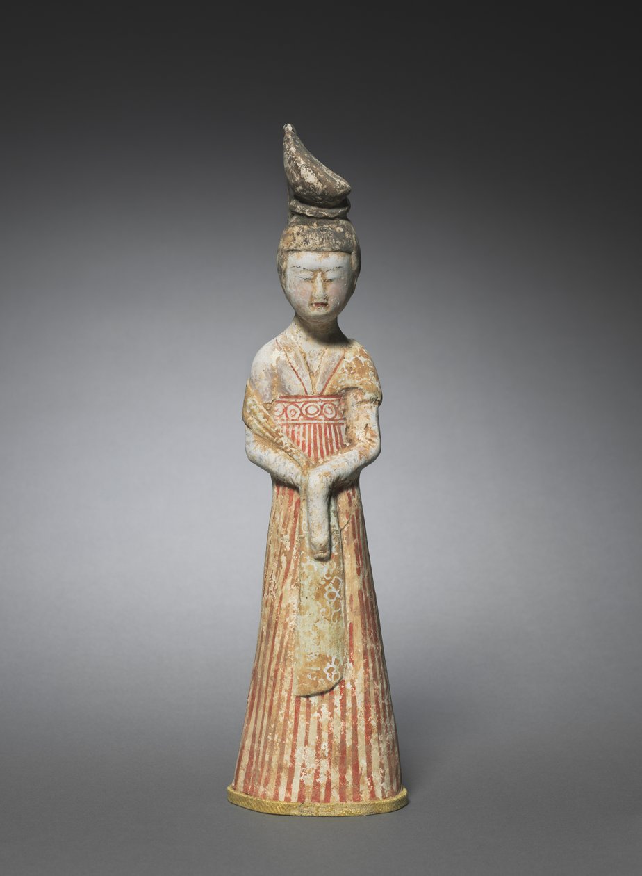Dama de la corte con moño alto, c. 700-750 de Unbekannt