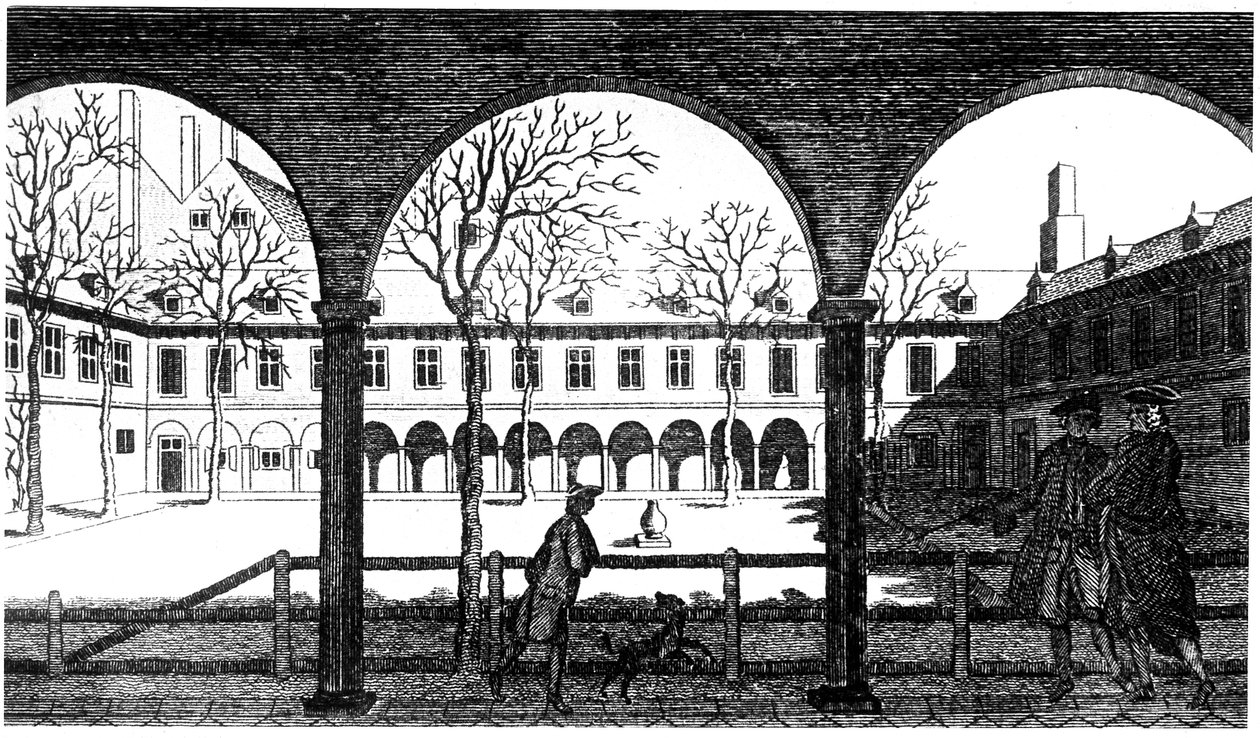 Patio del Gresham College, Londres de Unbekannt