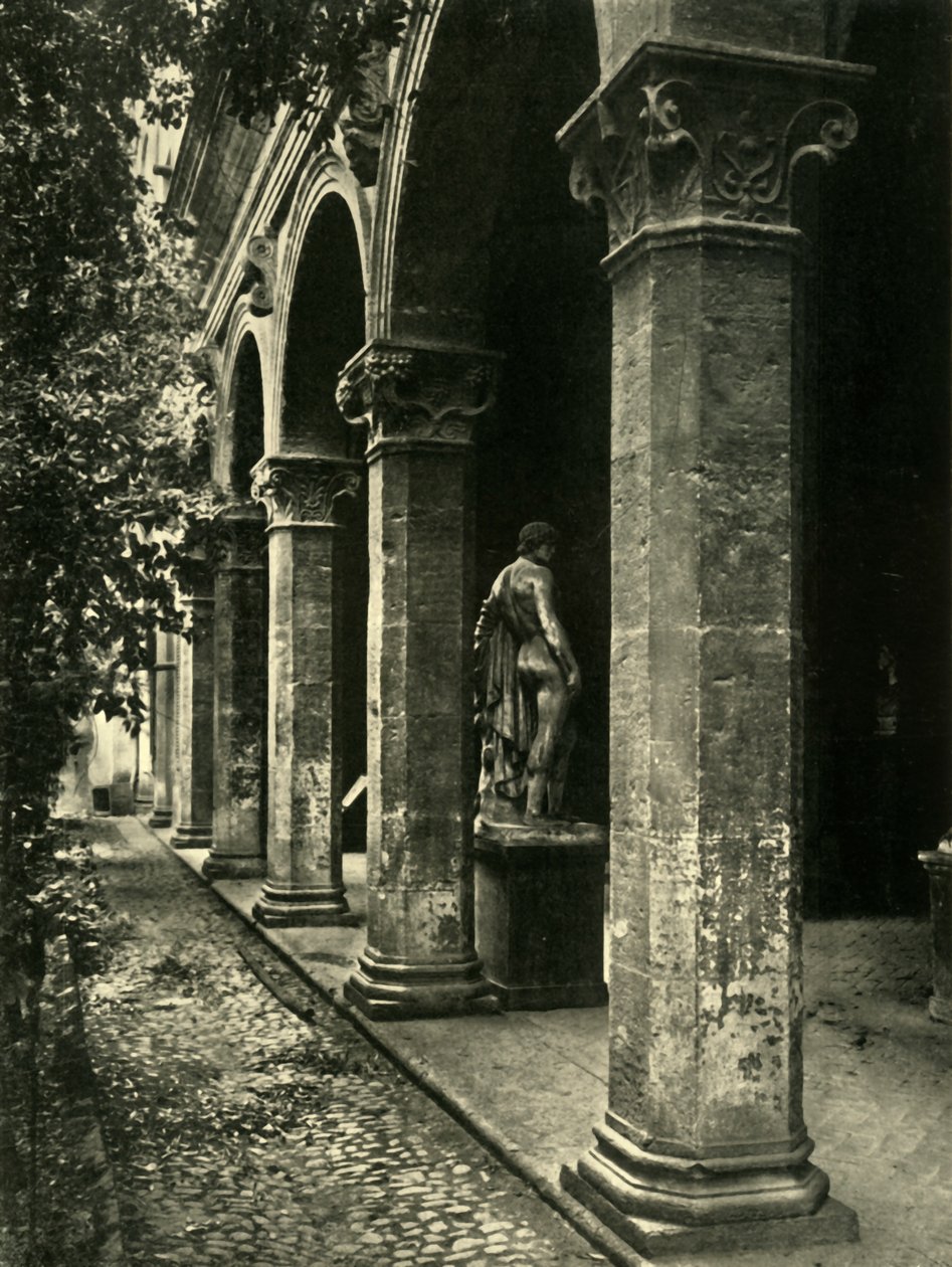 Patio del Palazzetto Venezia, Roma, Italia, 1908 de Unbekannt