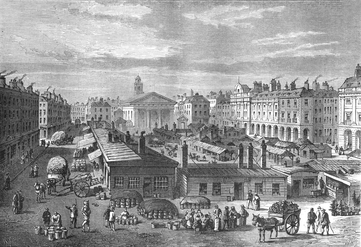 Mercado de Covent Garden, c. 1820 1897 de Unbekannt
