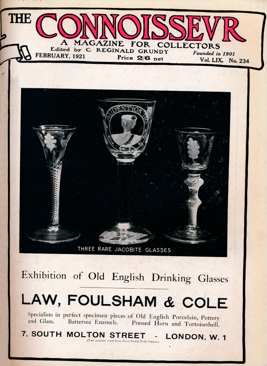 Portada de The Connoisseur, febrero de 1921 de Unbekannt
