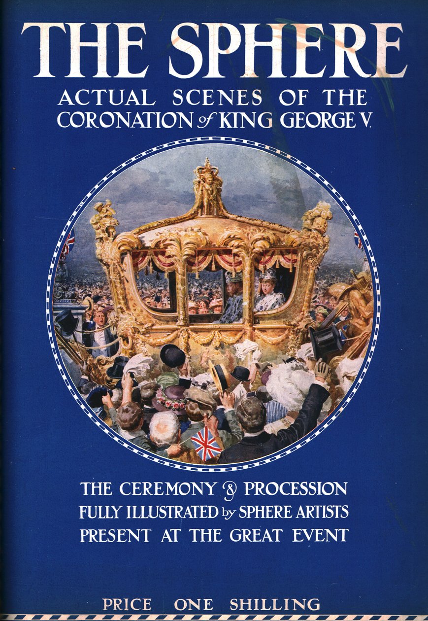 Portada de The Sphere, número de coronación, junio de 1911 de Unbekannt