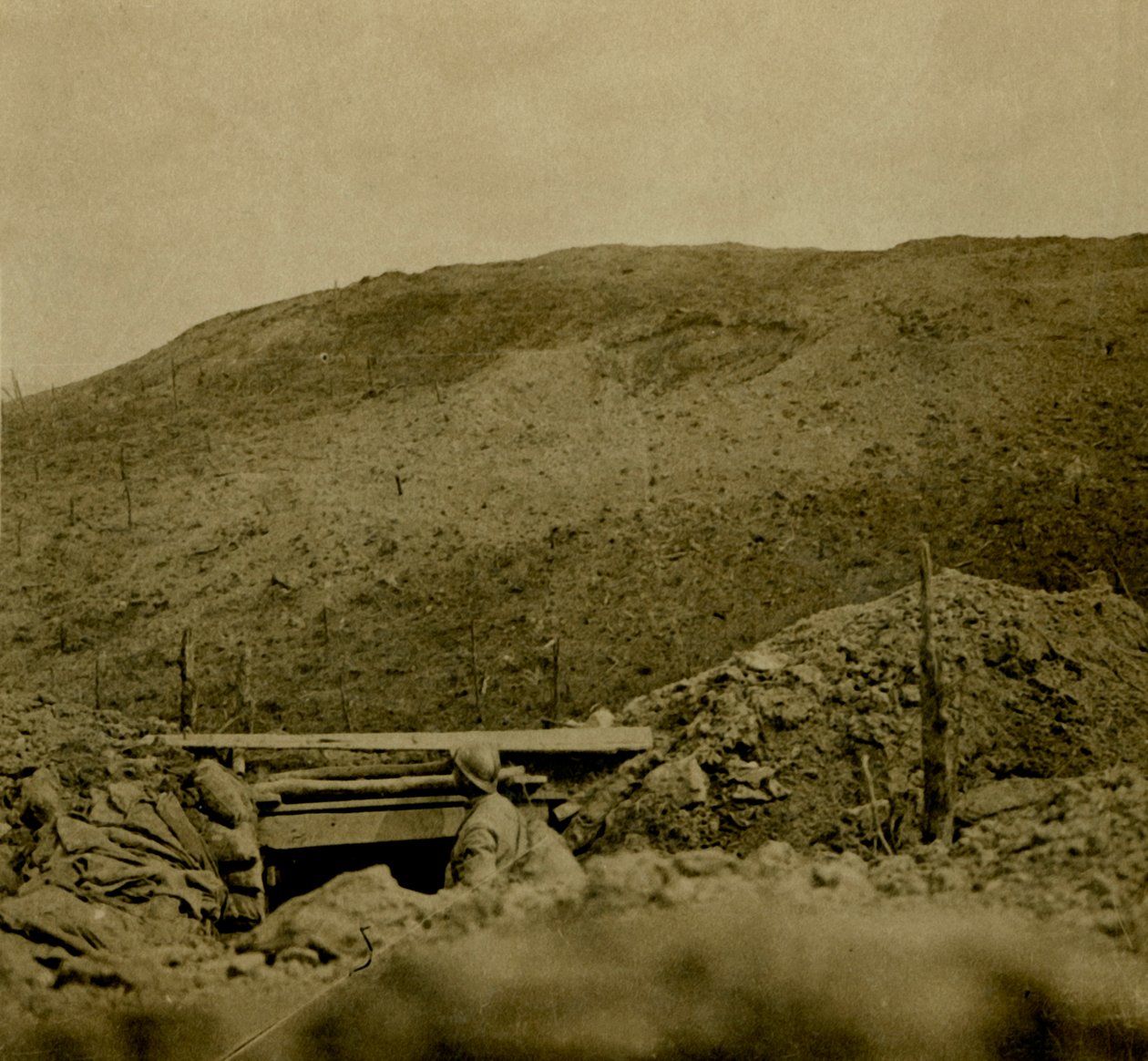 Cresta de la colina en Les Éparges, norte de Francia, c. 1914-c. 1918 de Unbekannt