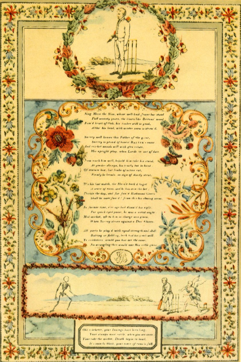 Canción de cricket en honor a Honest Baxter de Surrey, 1839, 1947 de Unbekannt