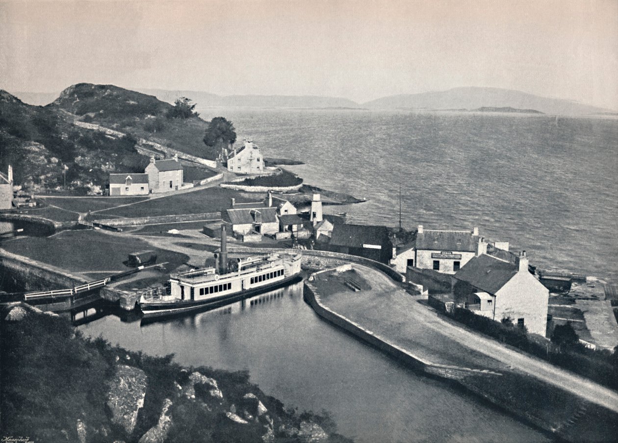 Crinan - El término occidental del canal y el sonido de Jura, 1895 de Unbekannt