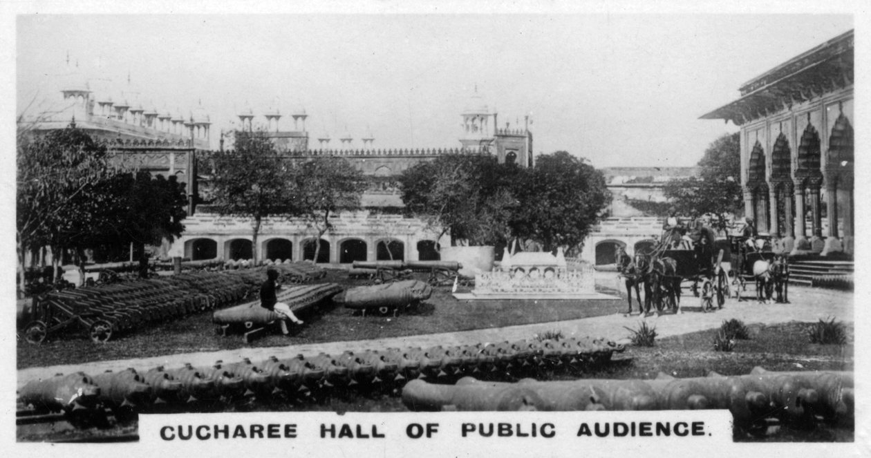 Salón de Audiencia Pública Cucharee, Agra, India, c1925 de Unbekannt