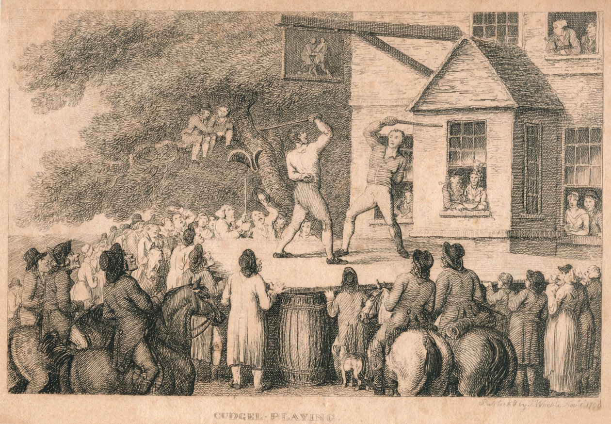 Juego de garrote, 1799 de Unbekannt
