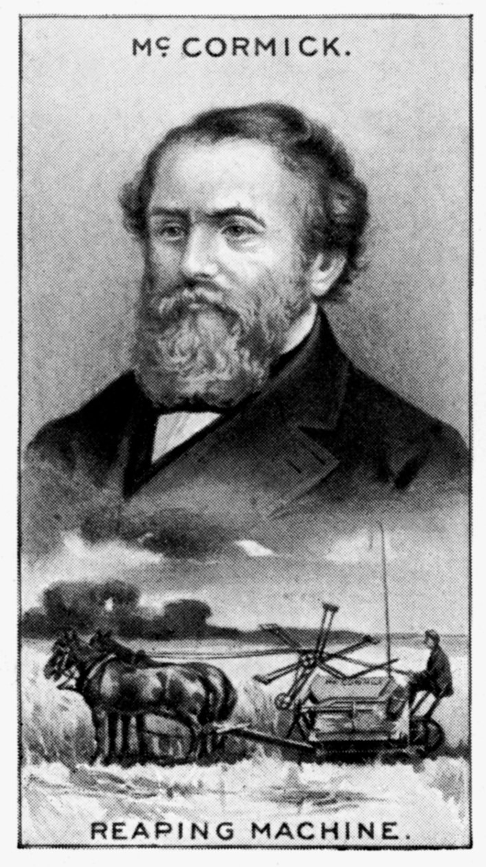 Cyrus Hall McCormick, granjero irlandés-americano, inventor, empresario y comerciante, c1924 de Unbekannt