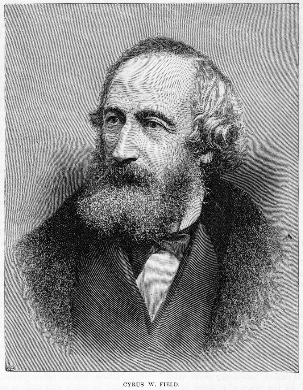 Cyrus W Field, financiero estadounidense, siglo XIX de Unbekannt