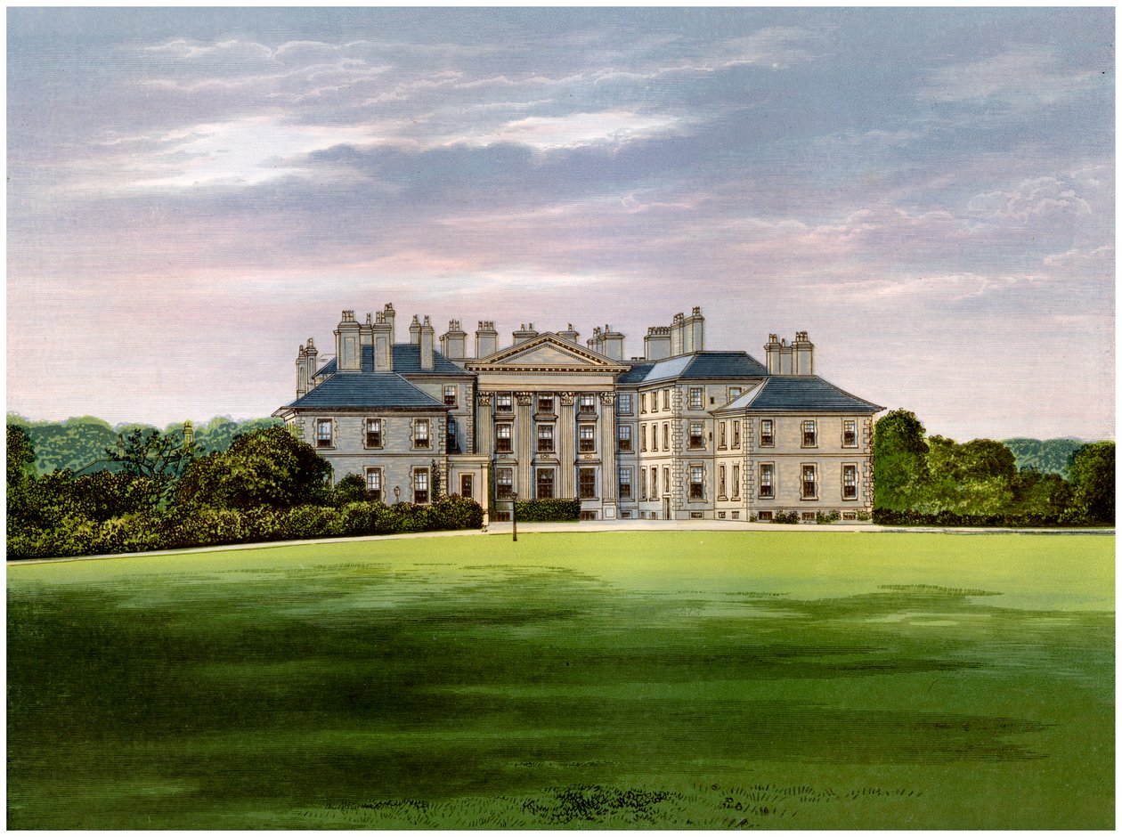 Palacio de Dalkeith, Edimburgo, Escocia, hogar del Duque de Buccleuch, c1880 de Unbekannt