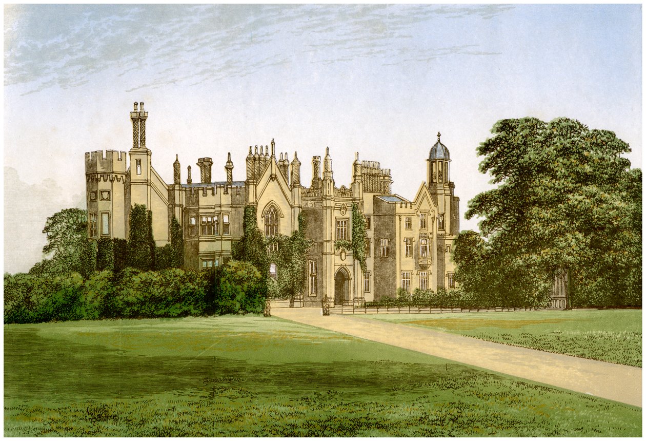 Palacio de Danbury, Essex, hogar del obispo de Rochester, c1880 de Unbekannt