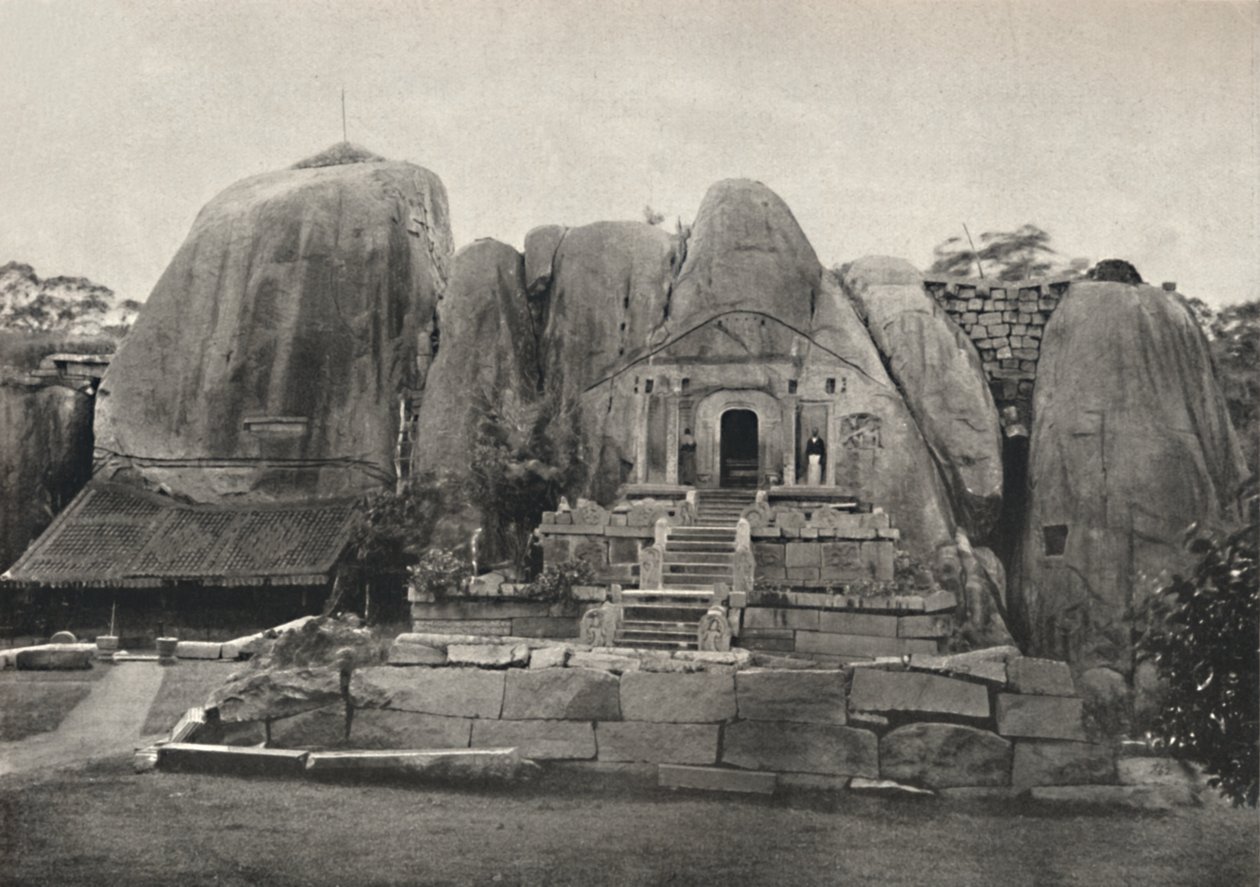 Das Issurumuniya - Felse - Vihara construido por el Rey Devanampiya Tissa en el siglo III a.C., 1926 de Unbekannt