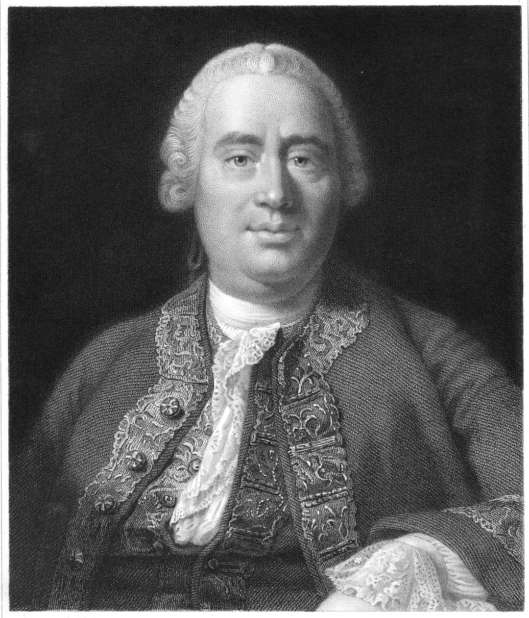 David Hume, filósofo, historiador y economista escocés, 1837 de Unbekannt