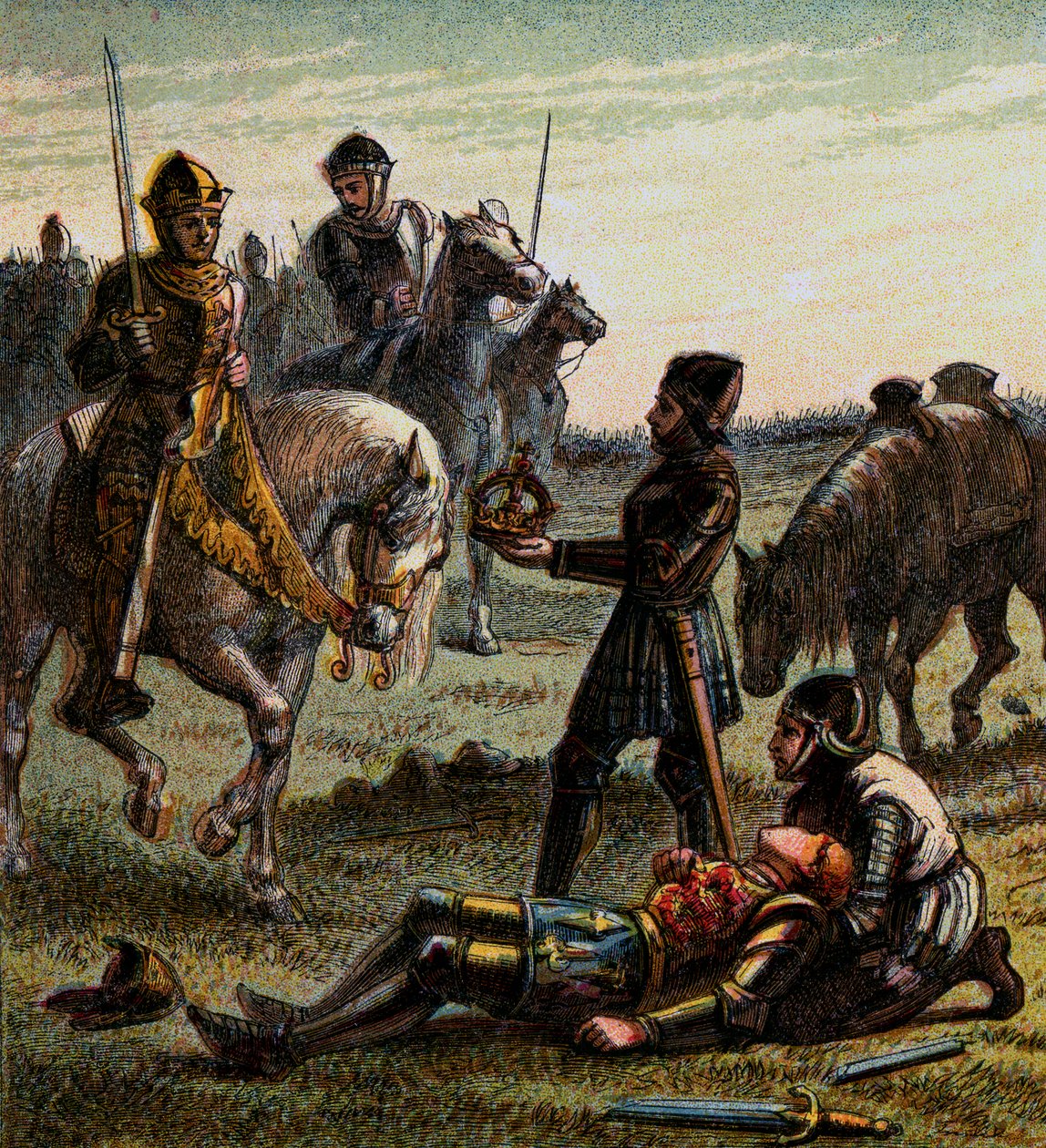 Muerte de Ricardo III, 1485, c1850 de Unbekannt