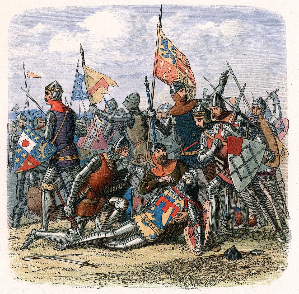 Muerte de Henry Percy Harry Hotspur en la batalla de Shrewsbury, 21 de julio de 1403 de Unbekannt