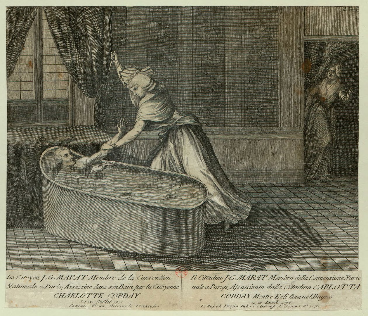 Muerte de Marat de Unbekannt