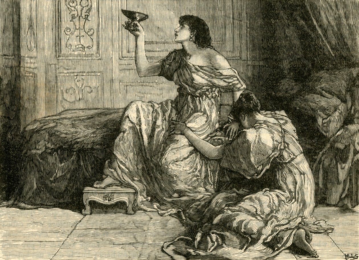 Muerte de Sofonisba, 1890 de Unbekannt